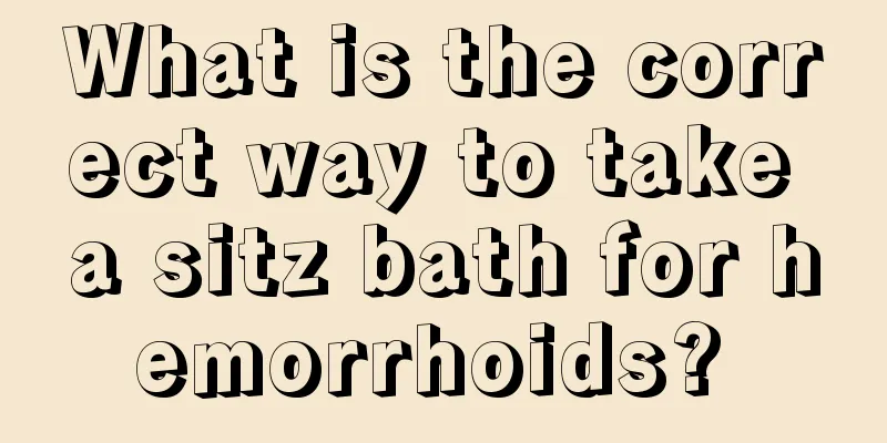 What is the correct way to take a sitz bath for hemorrhoids? 