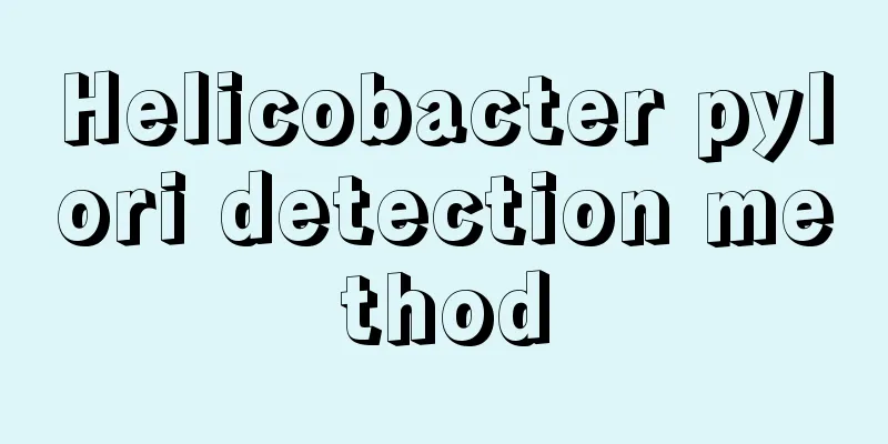 Helicobacter pylori detection method
