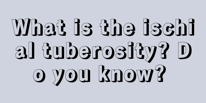 What is the ischial tuberosity? Do you know? 