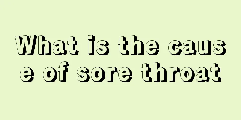 What is the cause of sore throat
