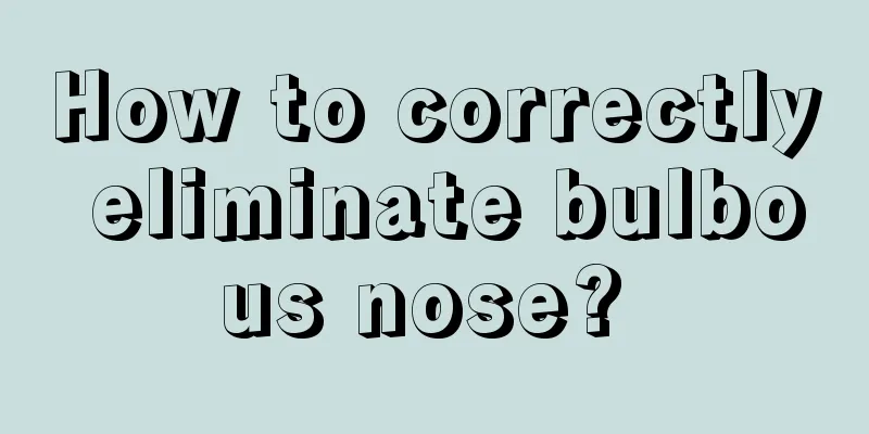 How to correctly eliminate bulbous nose? 
