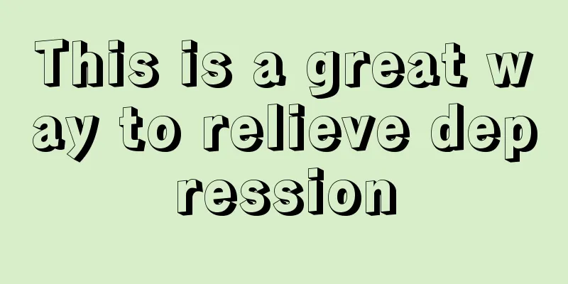 This is a great way to relieve depression
