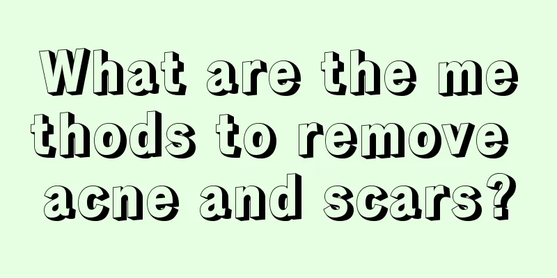 What are the methods to remove acne and scars?