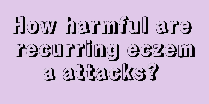 How harmful are recurring eczema attacks? 
