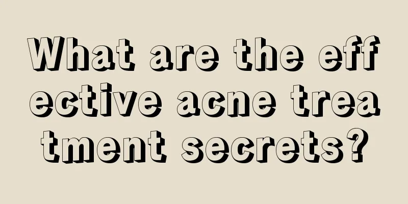 What are the effective acne treatment secrets?