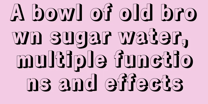A bowl of old brown sugar water, multiple functions and effects
