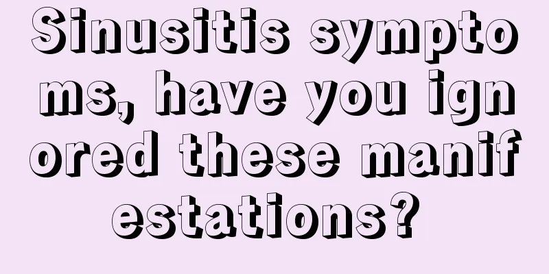 Sinusitis symptoms, have you ignored these manifestations? 