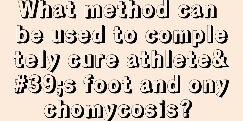 What method can be used to completely cure athlete's foot and onychomycosis? 