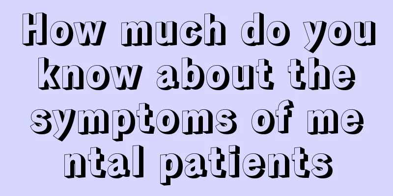 How much do you know about the symptoms of mental patients