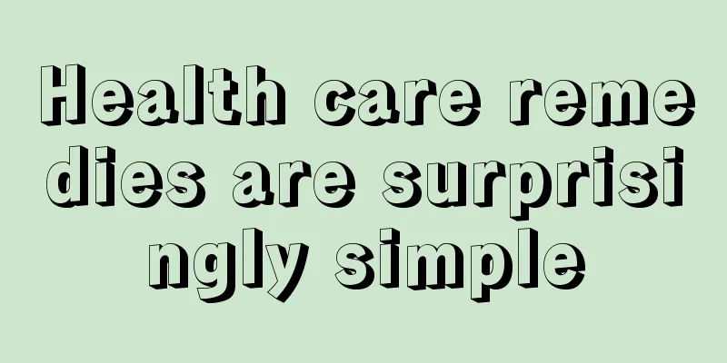 Health care remedies are surprisingly simple