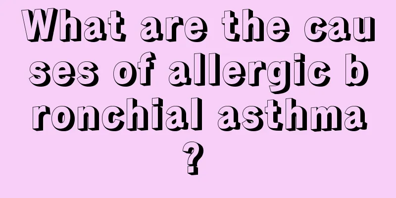 What are the causes of allergic bronchial asthma? 