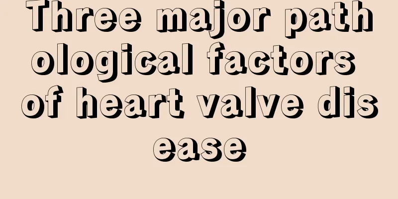 Three major pathological factors of heart valve disease