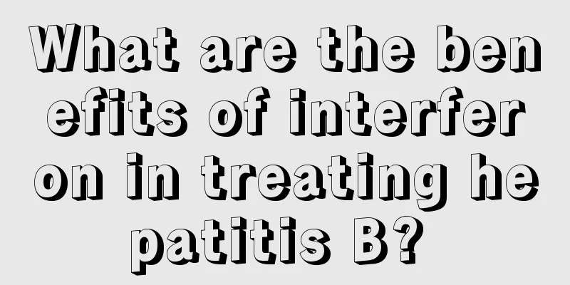 What are the benefits of interferon in treating hepatitis B? 