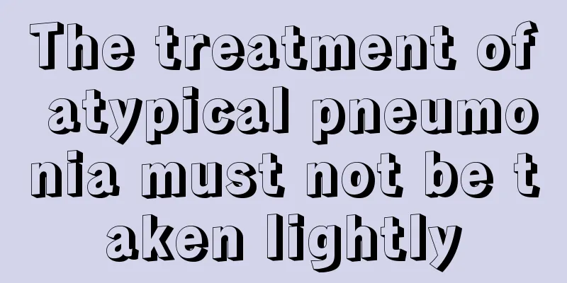 The treatment of atypical pneumonia must not be taken lightly