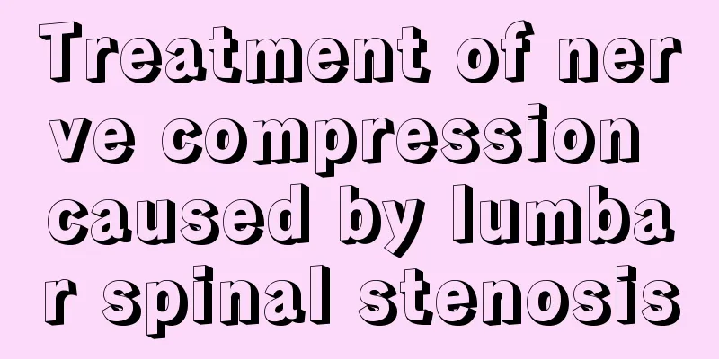 Treatment of nerve compression caused by lumbar spinal stenosis