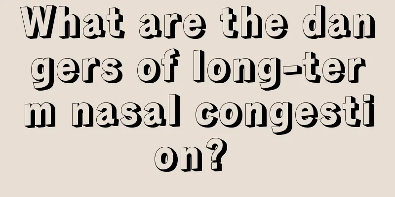 What are the dangers of long-term nasal congestion? 