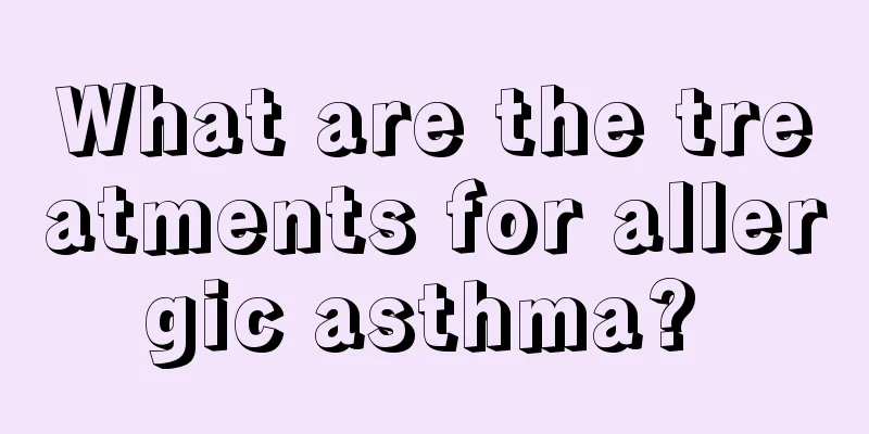 What are the treatments for allergic asthma? 