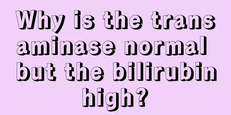 Why is the transaminase normal but the bilirubin high? 