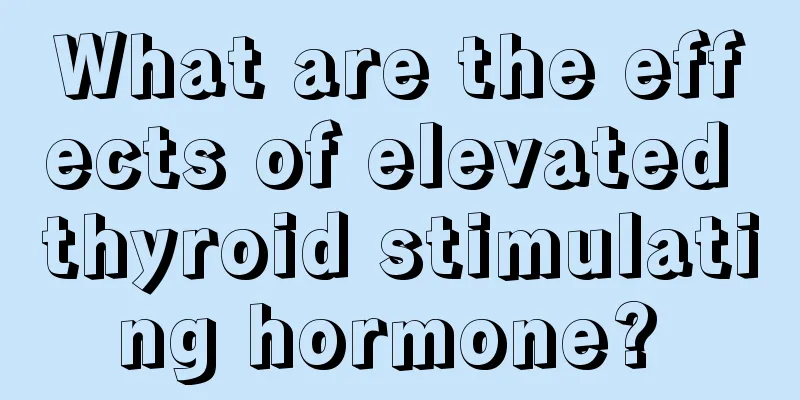 What are the effects of elevated thyroid stimulating hormone? 