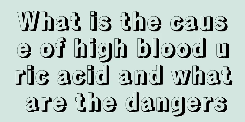 What is the cause of high blood uric acid and what are the dangers