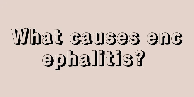 What causes encephalitis? 