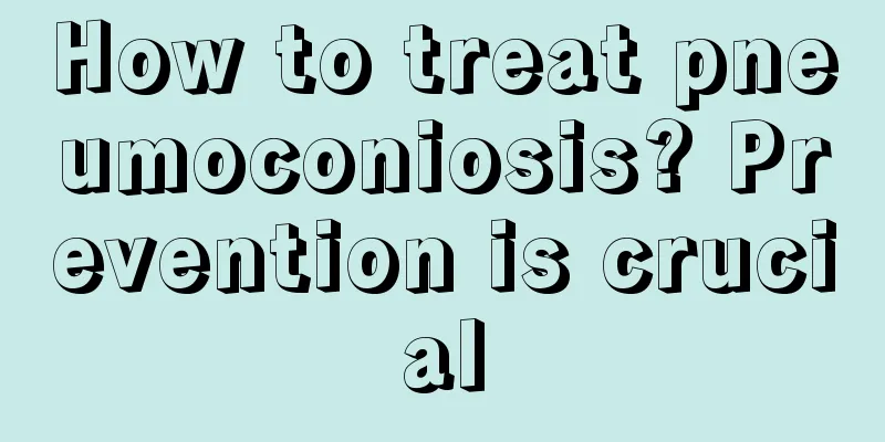How to treat pneumoconiosis? Prevention is crucial