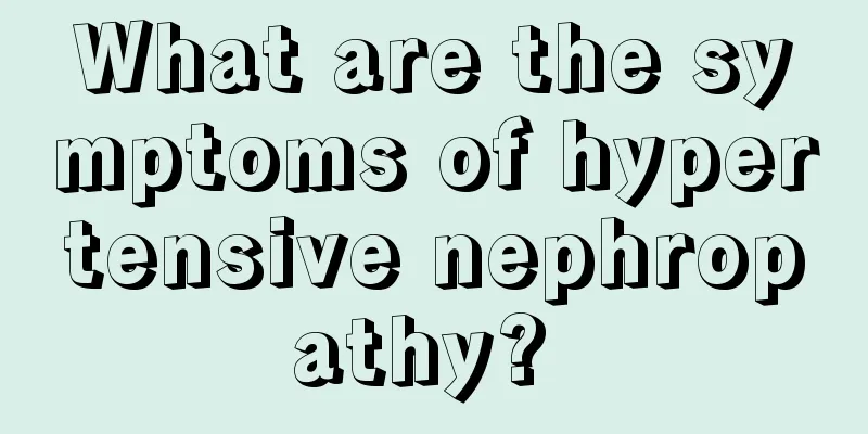 What are the symptoms of hypertensive nephropathy? 