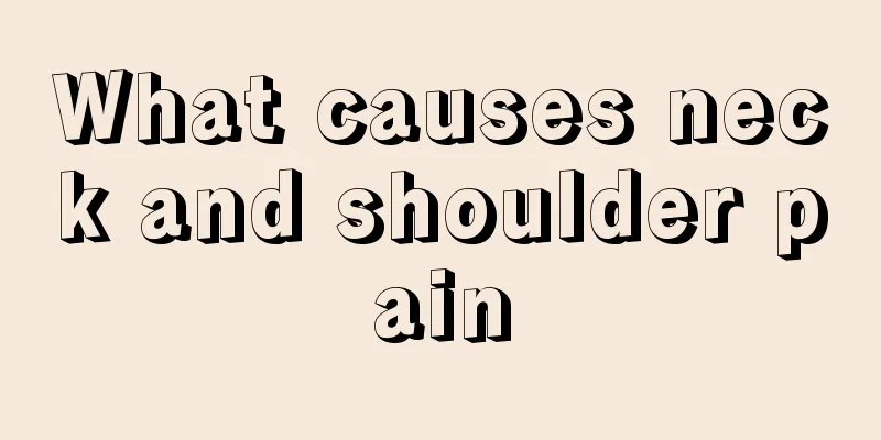 What causes neck and shoulder pain