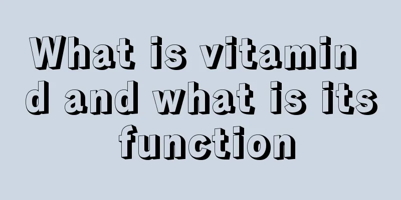 What is vitamin d and what is its function