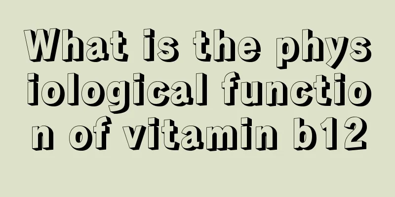 What is the physiological function of vitamin b12