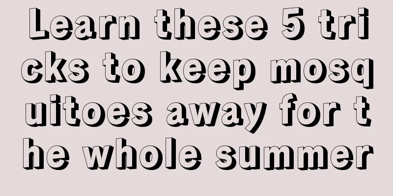 Learn these 5 tricks to keep mosquitoes away for the whole summer
