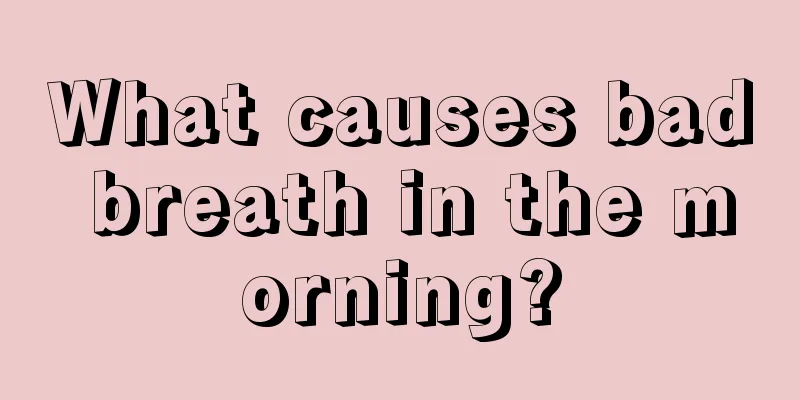What causes bad breath in the morning?