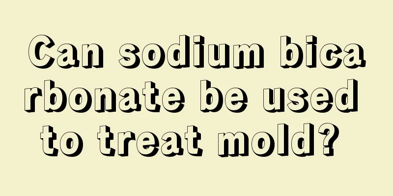 Can sodium bicarbonate be used to treat mold? 