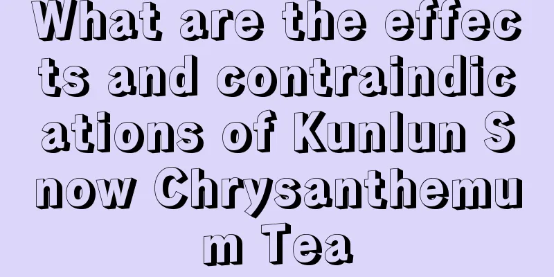 What are the effects and contraindications of Kunlun Snow Chrysanthemum Tea