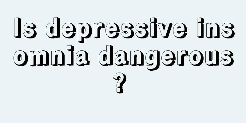 Is depressive insomnia dangerous? 