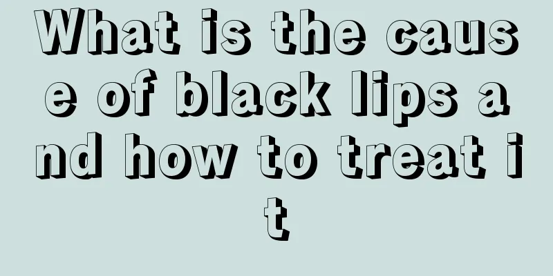 What is the cause of black lips and how to treat it