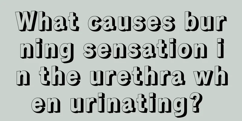 What causes burning sensation in the urethra when urinating? 