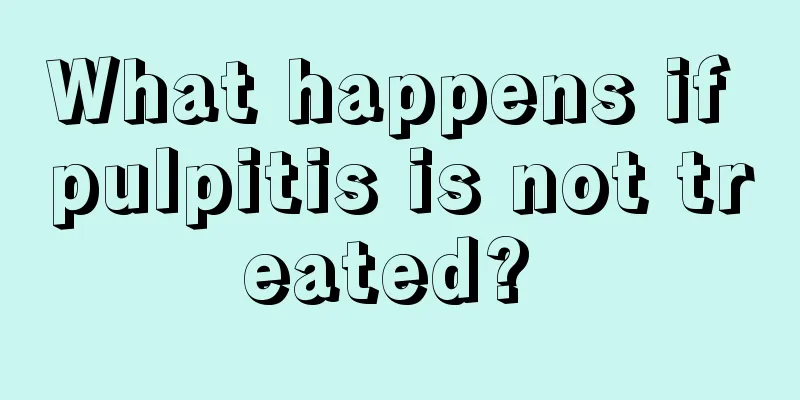 What happens if pulpitis is not treated? 