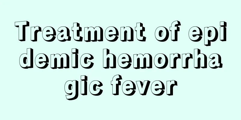 Treatment of epidemic hemorrhagic fever