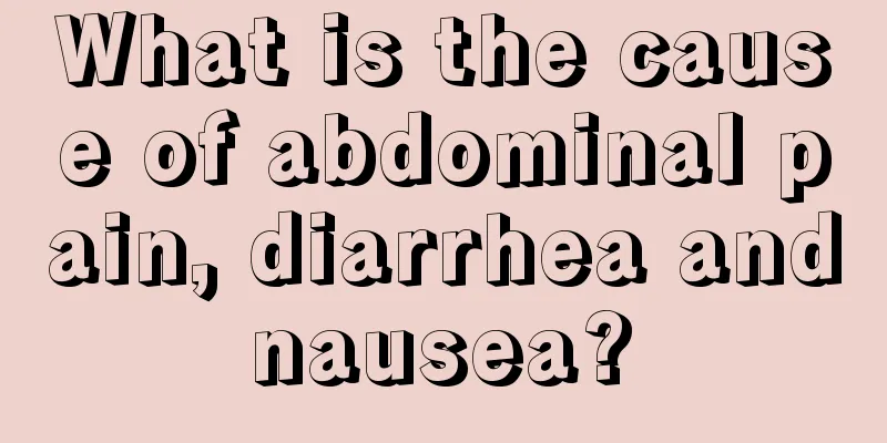 What is the cause of abdominal pain, diarrhea and nausea? 