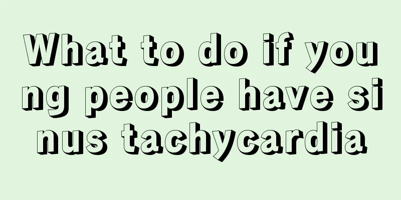 What to do if young people have sinus tachycardia