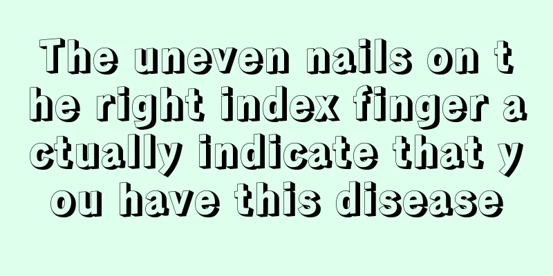 The uneven nails on the right index finger actually indicate that you have this disease