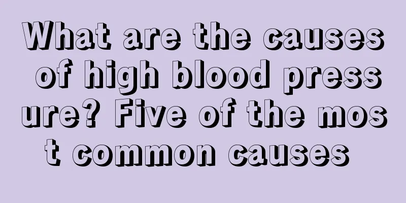 What are the causes of high blood pressure? Five of the most common causes 
