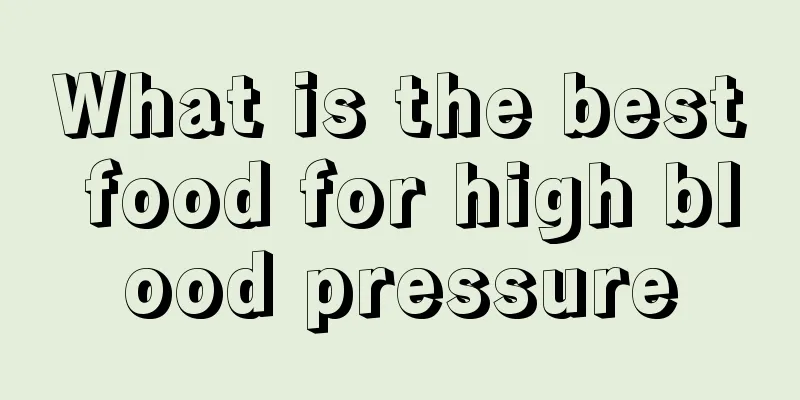 What is the best food for high blood pressure