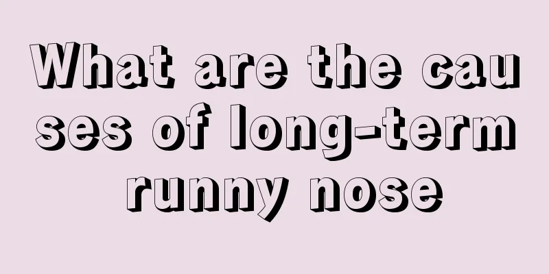 What are the causes of long-term runny nose