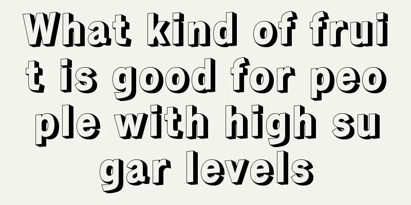 What kind of fruit is good for people with high sugar levels