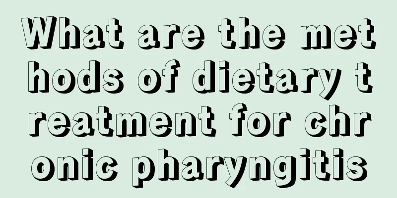What are the methods of dietary treatment for chronic pharyngitis