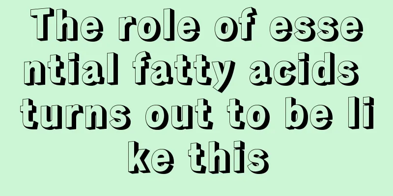 The role of essential fatty acids turns out to be like this
