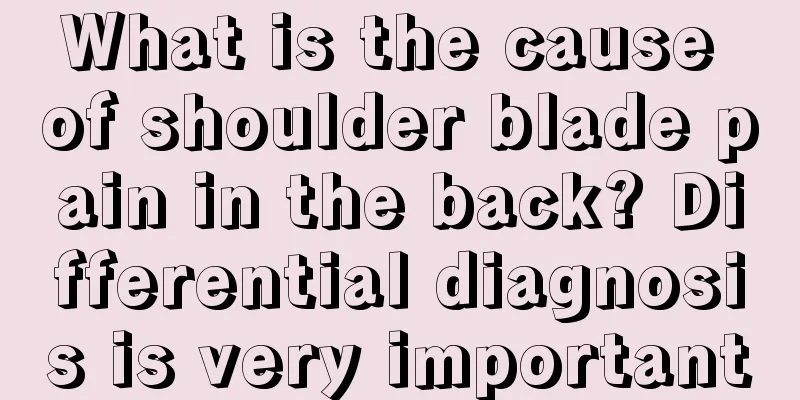 What is the cause of shoulder blade pain in the back? Differential diagnosis is very important