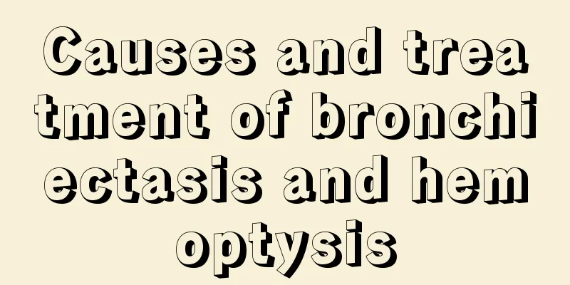 Causes and treatment of bronchiectasis and hemoptysis